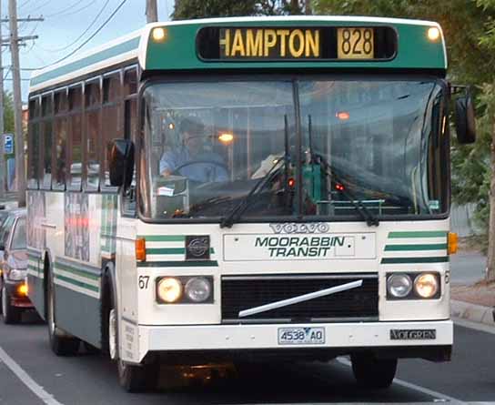 Moorabbin Transit Volvo B10M Volgren 68